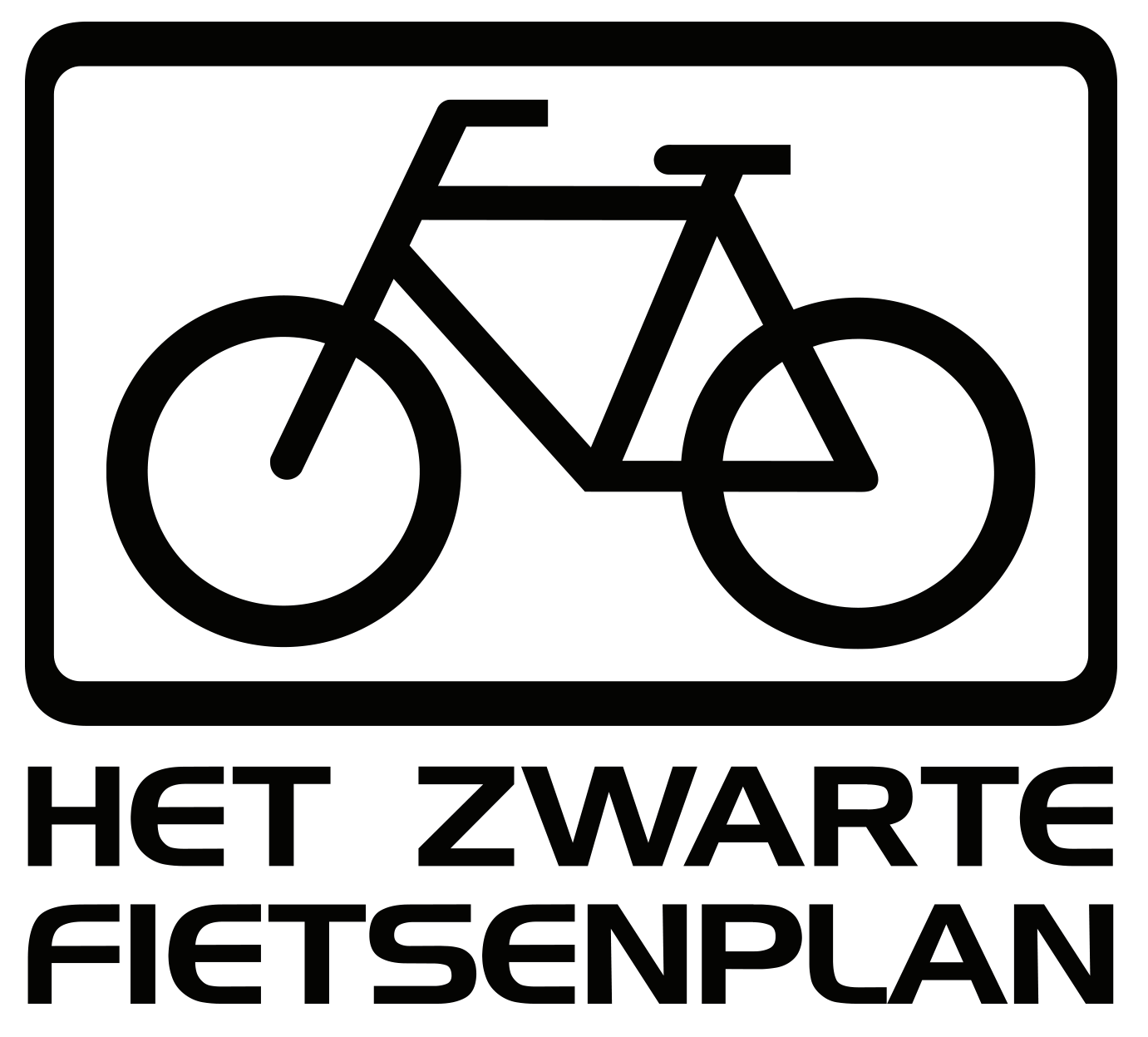 logo rechthoek het zwarte fietsenplan